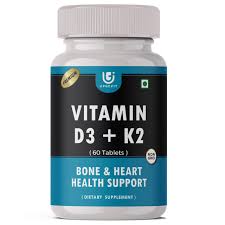 This formula helps the proper absorption of calcium with d3, while providing the correct distribution to your bones. Upgevit Vitamin D3 K2 Mk7 Supplements With Natural Vit D Cholecalciferol Calciferol Vegetarian Chewable Support Bone Heart Health In Men Women Supplement 60 Veg Tablets Upgevit 1