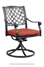 Tanglevale Burnt Oragne Swivel Chair With Cushion By Outdoor By Ashley From Ashey Furniture Ou Outdoor Swivel Chair Outdoor Dining Chairs Patio Dining Chairs