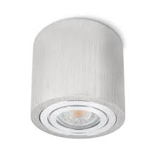 Zustand gut wir ändern die deko in unserem bad. Feuchtraum Bad Aufbau Deckenspot Alu Geburstet Ip44 Inkl Led 7w 2700k Warmweiss Dimmbar