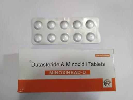 MINOXIHEAD-D (Dutasteride & Minoxidil Tablets), 5 mg at ₹ 75/strip in Nagpur