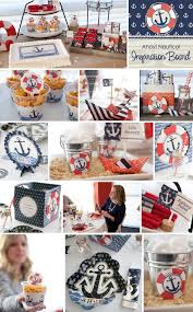 6 wood lighthouse party picks canape flags, nautical cupcake decorations, seaside party cake toppers, under the sea christening cake Ahoy Nautical Party Ideas Big Dot Of Happiness Nautical Themed Party Nautical Baby Shower Boy Baby Shower Nautical Theme