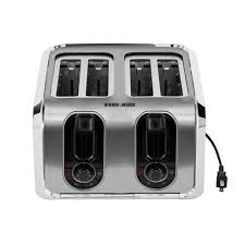 Black And Decker 4 Slice Toaster Reviews Black Decker Tr1400ss 4 Slice Stainless Steel Toaster Stainless Steel Toaster Toaster Toaster Reviews