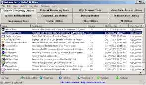 Click Image To Download Nirlauncher Is A Package Of More Than 100 Portable Freeware Utilities For Windows All Of Forensic Software Network Monitor Pc Repair