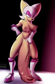 Futa Rouge the Bat - Extreme Shemale Content Drawing