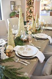 My Gold And Silver Snowflake Christmas Table Setting Home With Holliday Holidaydecor Xmas Christmas Dinner Table Gold Christmas Decorations Christmas Table