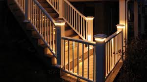 Azek Under Rail Lights Trex Deck Lighting Deck Lighting Stair Lighting