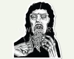 Trypophobia Art Sticker: Scary Gore, Waterproof Laptop Decal