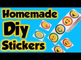 Diy Stickers How To Make Stickers At Home How To Make Your Own Emoji Sticker Without Sticker Paper Youtube How To Make Stickers Diy Stickers Sticker Paper