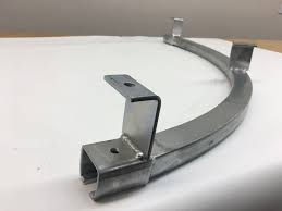 Threaded Rod Curve Track Radius Connector Allows Curtains To Slide Around Corners Sliding Curtains Sliding Door Design Sliding Garage Doors