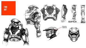 This Halo Concept Art Is So Old It S Drawn On Paper Weapon Concept Art Concept Art Halo Combat Evolved