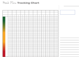 Free Peak Flow Tracking Chart Pdf 178kb 1 Page S