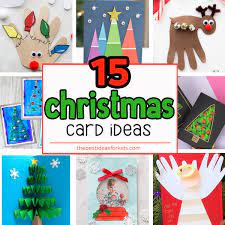 Even young children can give these ago. 15 Christmas Card Ideas The Best Ideas For Kids