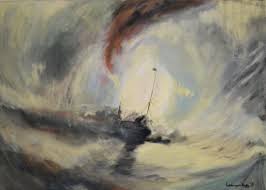 Tableau Peinture Tempete Neige William Turner Tempete De Neige