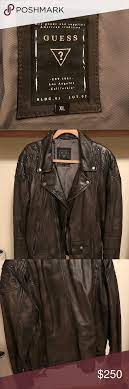 Guess Genuine Leather Jacket Leather Jacket Jackets Genuine Leather Jackets