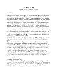 Pdf Conflicts Of Laws In Nigeria