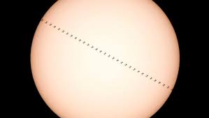 Image result for international space station through telescope