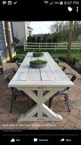 30 Rustic Outdoor Patio Table Design Ideas On A Budget Trendecora Outdoor Patio Table Outdoor Dining Table Farmhouse Patio