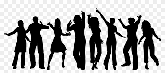 People team male female man woman group. Subliminally Soulful Deep Tech House Happy People Silhouette Png Clipart 2283540 Pikpng