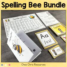 Spelling Bee Bundle Chez Chris Resources