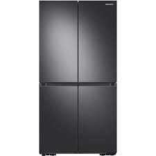 A counter depth refrigerator that is beautifully designed, with a modern dispenser, polished door, and sleek handles. Rf23a9071sg Ac Samsung Refrigerators West Coast Appliance Gallery