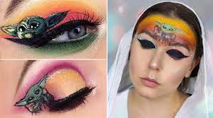 Baby Yoda Is Now A Eye Makeup Trend Check Pics Of Girls Flaunting The Cute Star Wars Character On Their Brows Latestly