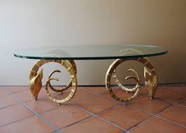 Vintage Gilt Metal Ibex Ram S Head Coffee Table Base Hollywood Regency Mid Century On Etsy 1 100 00 Modern Glass Coffee Table Coffee Table Coffee Table Base