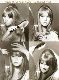 1960 S Hairstyles For Long Hair Pattie Boyd Glamour Daze 1960s Hair 60s Hair 1960 Hairstyles