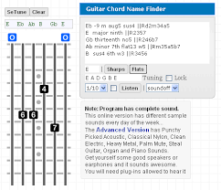 Bass Gootar Guitar Chord Generator And Scale Finder Programs