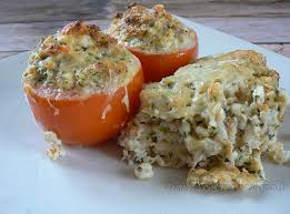Tomates Farcies Au Thon Ble Et Feta Une Cuisine Pour Voozenoo En 2020 Tomate Farcie Au Thon Salade Pour Barbecue Cuisine