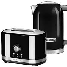 Get the best deals on kitchenaid toasters. Kitchenaid Onyx Black 2 Slot Manual Toaster And 1 7l Kettle Set Ket2slotmanualbob Harts Of Stur