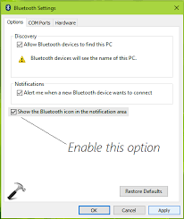 Maybe you would like to learn more about one of these? Fix Bluetooth Icon Missing From Windows 10 Taskbar