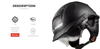Ls2 Helmets Motorcycle Powersports Helmets Half Rebellion Black Chrome X Small