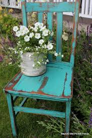 Beyond The Picket Fence They Weeble And They Wobble Garden Chairs Chair Planter Decor