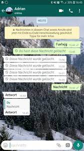 Damit wird ihr letztes backup wieder hergestellt. Geloschte Whatsapp Nachricht Sichtbar Machen So Geht S