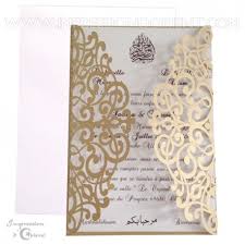 Comme tous mes produits sont des fichiers cet ensemble sera idéal pour votre cardmaking et papeterie de mariage. Carte Joumana Pour Mariage Ou Naissance Faire Part Oriental Dentelle Pas Cher