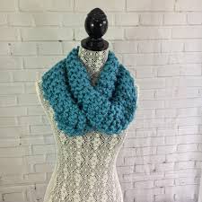 Shop from a range of womens scarves and snoods for all occasions. Hand Knitted Infinity Scarf Scarf Teal Scarf Gifts For Her Cowl Women S Scarf Winter Scarf Chunky Knit Scarf Chunky Scarf