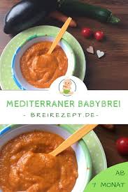 Mediterraner Babybrei Mit Auberginen Rezept Babybrei Babybrei Rezepte Rezepte
