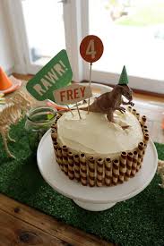 Dinosaur Birthday Cake For 4 Year Old Boy 