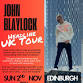 John Blaylock Edinburgh Gig event in Edinburgh