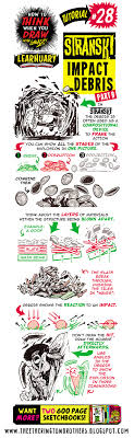 Begin by drawing a cloud of dust. Drawing Destruction Art Comics Tapas Forum