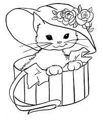Keep your kids busy doing something fun and creative by printing out free coloring pages. Free Printable Cat Coloring Pages For Kids