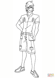 Push pack to pdf button and download pdf coloring book for free. Winx Club Sky Coloring Page Free Printable Coloring Pages Winx Club Coloring Pages Cool Coloring Pages