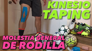 Molestia General De Rodilla Kinesio Taping Youtube