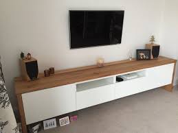 Besta Tv Unit With Oak Wrap Around Tv Unit Decor Living Room Tv Wall Ikea Tv Unit