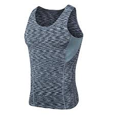 Men Breathable Vest Ndgda Male New Summer Sports Vest Fitness Sport Fast Dry Vest Black