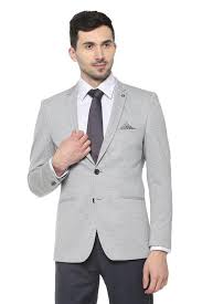 The buyers at blazer for men travel the world to find the most exciting menswear brands for their discerning customers. Allen Solly Suits Blazers Allen Solly Grey Blazer For Men At Allensolly Com