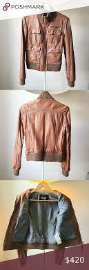 Dolce Gabbana Leather Bomber Style Jacke Vintage Leather Jacket Fashion Lamb Leather Jacket