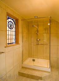 Nice Shower Room With Stained Glass Window Shower Room Small Bathroom Shower