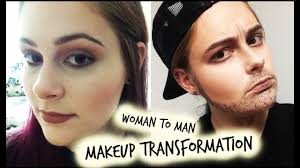 makeup transformation man to woman