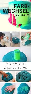 Color Change Slime Farbwechsel Schleim Selber Machen Rezept Schleim Selber Machen Kinder Basteln Diy Slime Selber Machen